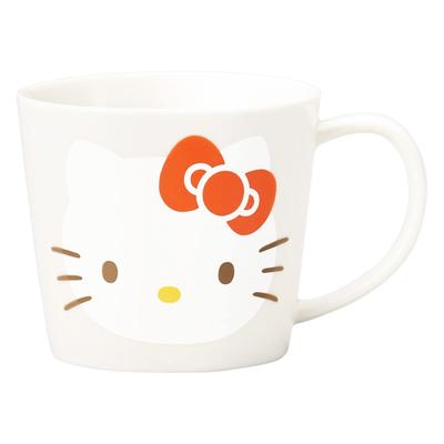Kaneshotouki Sanrio Caneca Face Kitty M 280ml Branco Sisters Made in Japan 511101 "Hello Kitty" Aprox.