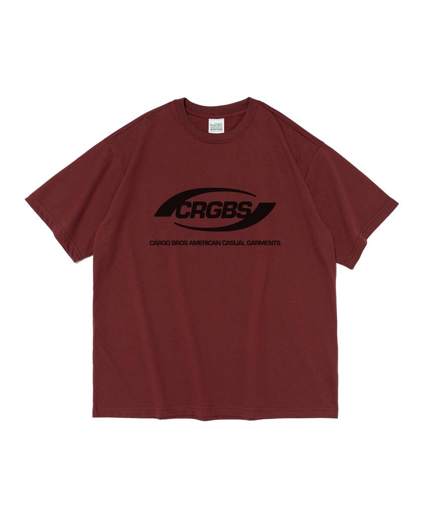 CARGOBROS (Big Size) Overbox Logo Short Sleeve T-Shirt (Wine)