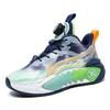 Boys shoes 2025 spring and autumn mesh breathable children's rotating buckle boys sports shoes basketball shoes boys school running shoes