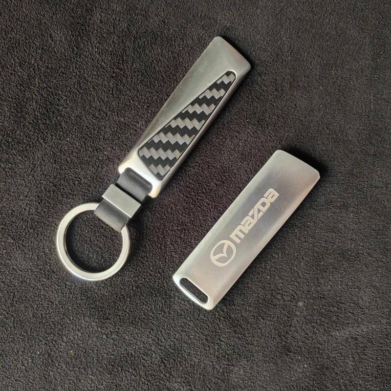 

2025 Hot High-Grade 3D Metal Car Styling Key Chain Keychain Key Ring For Mazda 2 3 6 5 Atenza CX3 CX5 MX5 CX7 Axela CX30 CX90 CX