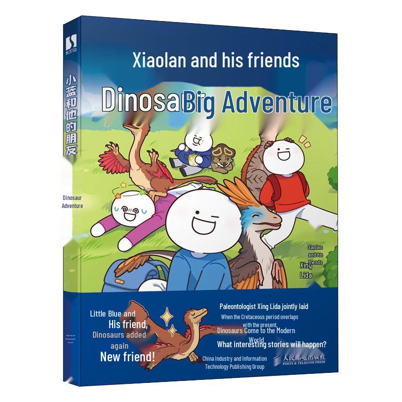Little Blue & Friends Dinosaur Adventure Book