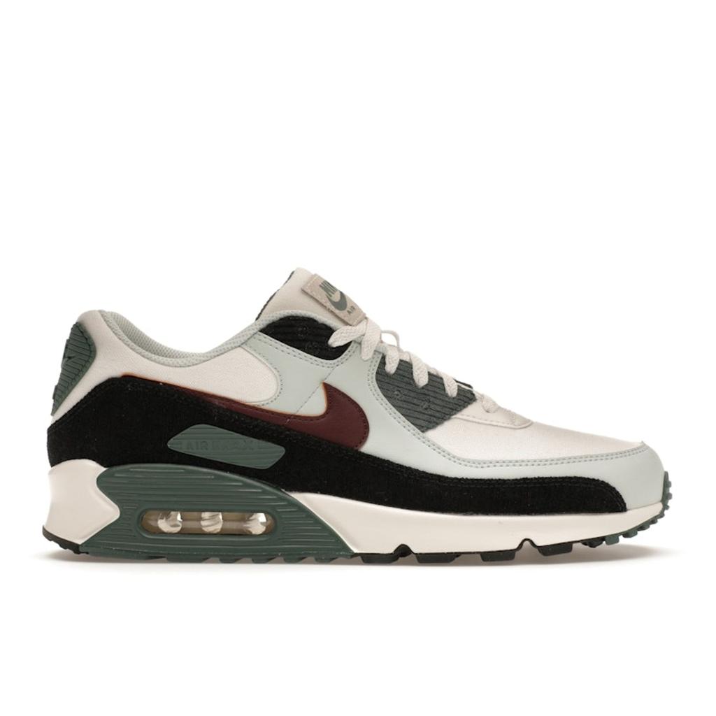 Nike Air Max 90 Premium Notebook Doodle Pack Unisex Sneakers Green Phantom Burgundy-Crush FV6059-001