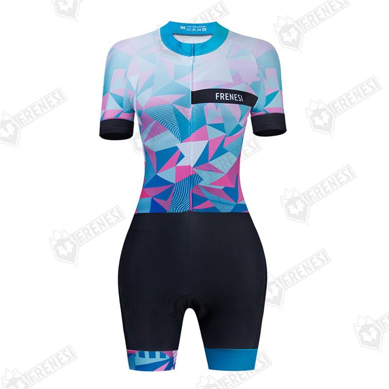 FRENESI Cycling Protective Gear Safety Suit Short Sleeve Triathlon Swim Run Summer Breathable Performance Bodysuit Men
