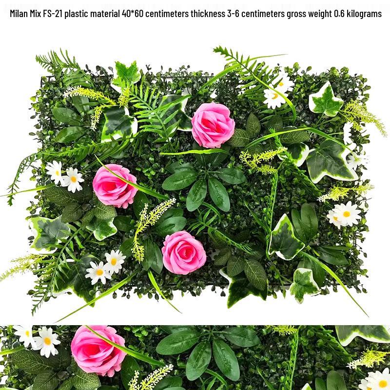 Künstliche Blumenwand für die Dekoration von Einkaufszentren im Freien