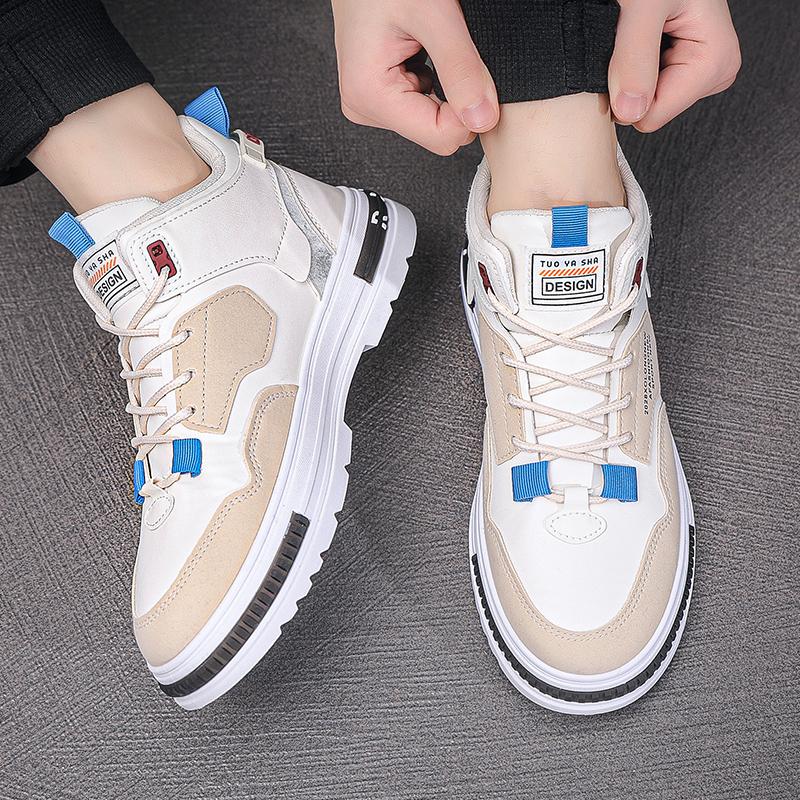 New Men Summer Breathable Sneakers Fashion Casual Designer Platform Shoes Comfortable High Top Shoes Outdoor Walking Boots