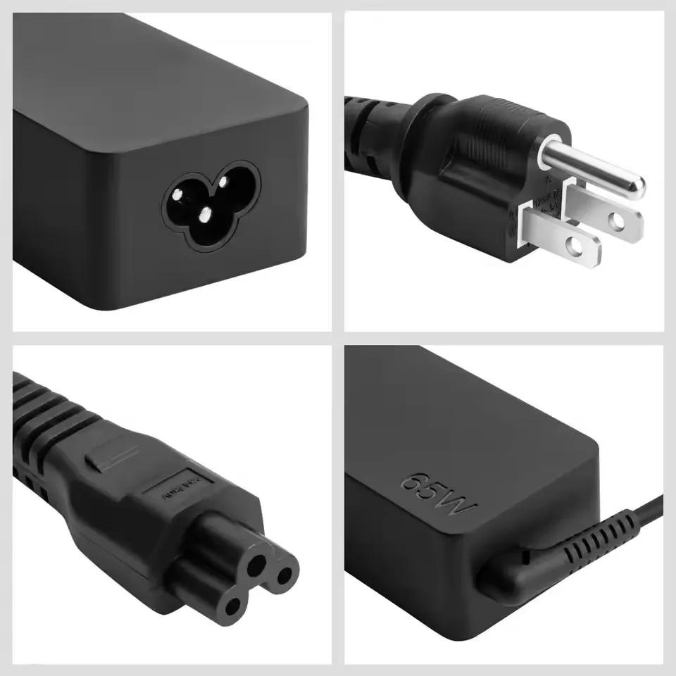 65W 20V 3.25A USB C Laptop Charger Adapter for Lenovo ThinkPad Hp Chromebook Yoga Huawei Xiaomi ASUS Type C Power Adapter