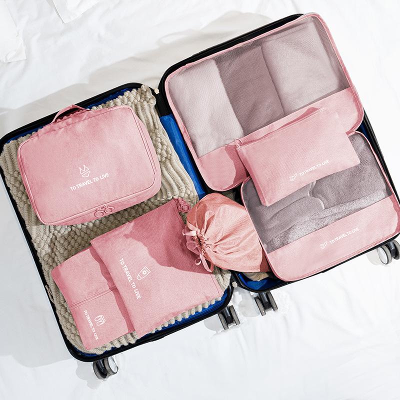 Large Packing Cubes for Travel-Extra Large Compression Luggage Organizers 7 Piece Set-Ultralight
