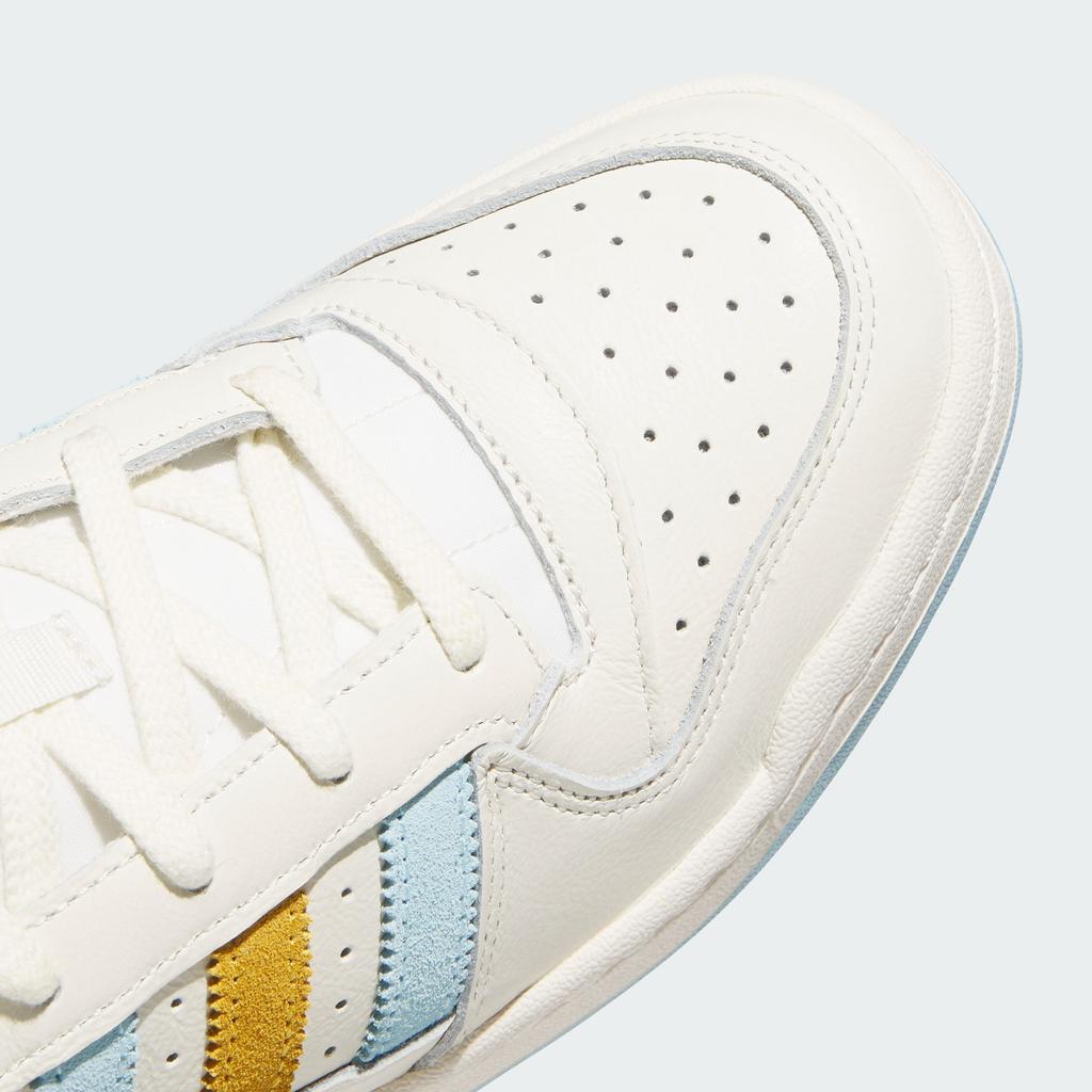 adidas Originals FORUM CL Low Top Skateboard Shoes Unisex White Blue