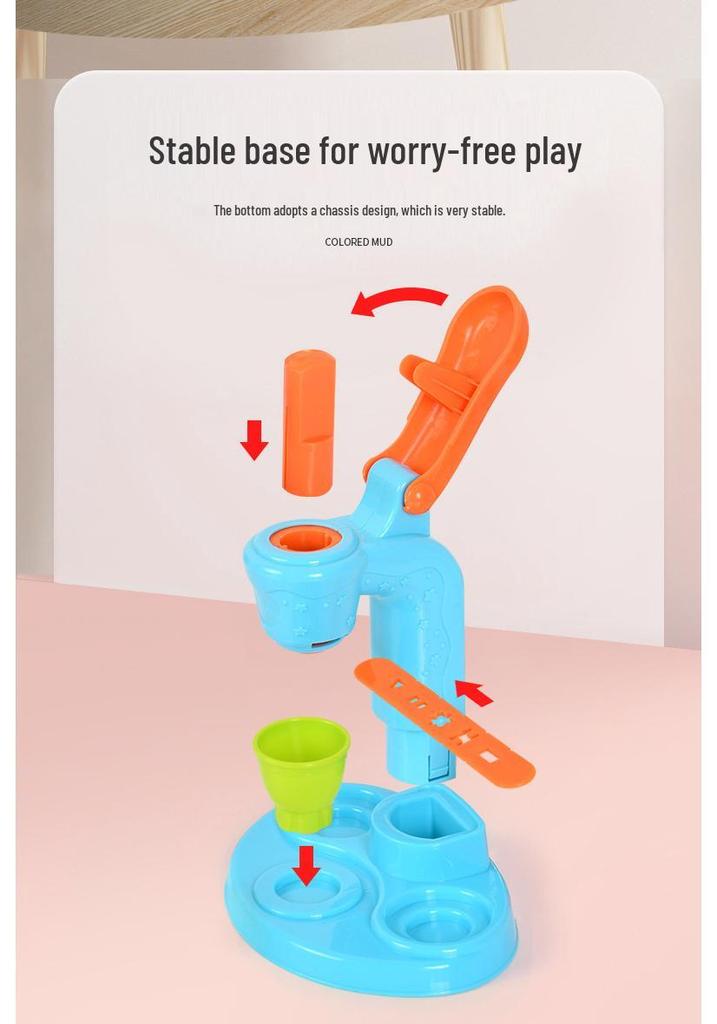 DIY Ice Cream Maker Clay Molds & Tools Set for Kids