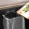 Estante para basura de cocina, soporte para bolsas de basura para puertas de armarios, soporte para almacenamiento de basura en armarios