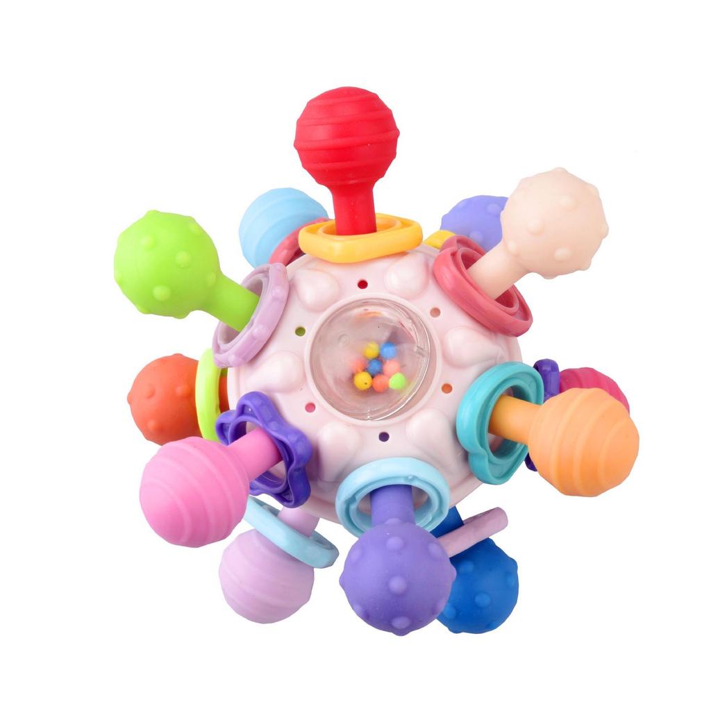 Manhattan Infant & Toddler Soothing Atom Rattle & Teether Toy
