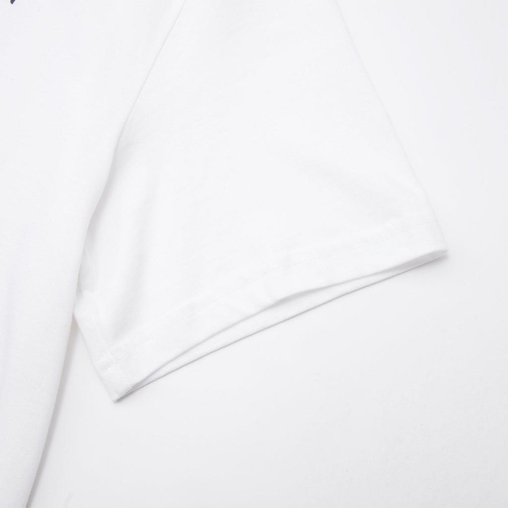 Puma Power Summer Grafické tričko Prodyšné Písmenové logo Potisk Pulovr Kulatý výstřih Krátký rukáv Pánská trička Bílá 677340-02