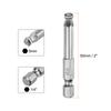 1/2/3pcs Ball End Hex Screwdriver Bit 1.5/2/2.5/3/4/5/6/8/10mm Size 1/4" Hex Shank 50mm (2") Long Magnetic Ball Head Bits