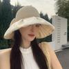 Fisherman's Hat Children's Summer Sun Protection Sun Hat Big Brim Empty Top Breathable Sun Hat Outdoor Travel Shows a Small Tide