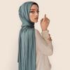 Vícebarevný měkký bavlněný muslimský šátek na hlavu instantní dres hidžáb celopotahová čepice zavinovací šátek islámské šátky ženy turbanové šátky