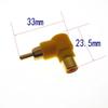 Degree Converter L Splitter Right Angle Male To Female Audio Adapter RCA Connector Plug RCA Adapter