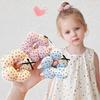 Ornament Flower Scrunchies Heart-Printed Hair Tie Ring New Hair Band  For Kids Girls