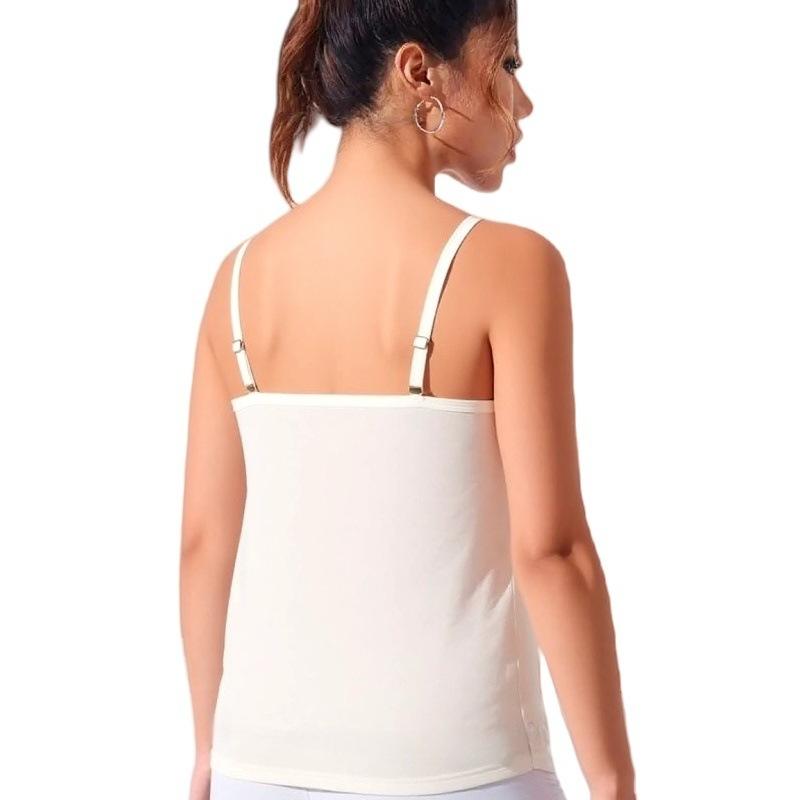 Women's Lace-Trimmed Camisole Top Slim-Fit Sports Bra Slimming Base Layer