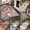 Bohemian Ethnic Style Printing Large Carpet Anti-slip Wear-resistant Soft Mat for Living Room and Bedroom Rug Classic and Beauty