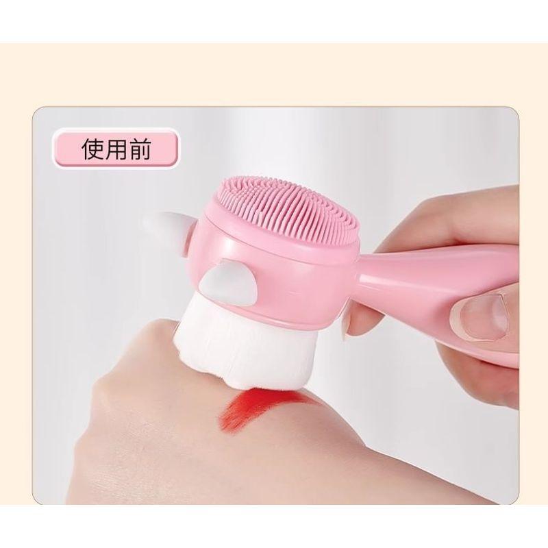 Trikeel - Animal Ear Dual Side Face Wash Brush (Various Designs)