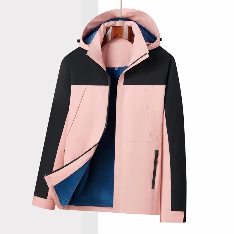 

Мужская флисовая ветровка для пар: Куртка софтшелл на осень/зиму с логотипом на заказ L