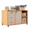 Multi-Layer Office Storage Cabinet with Lock and Drawers