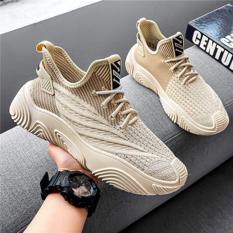 

Обувь мужская обувь осень платформа нескользящая беговая спортивная обувь мужская кожаная поверхность водонепроницаемая рабочая страховочная обувь кроссовки для папы 44