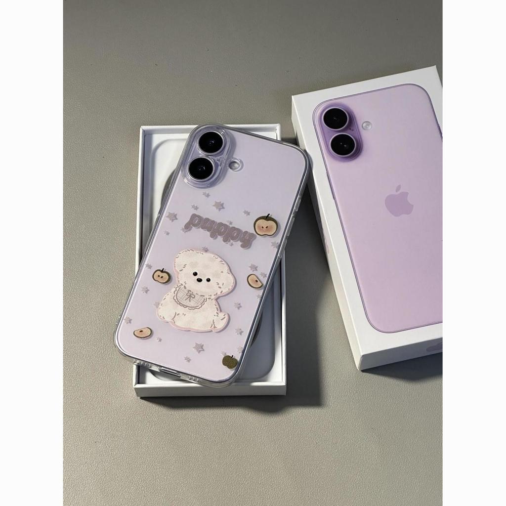 Adorable Dog Phone Case for Apple 15/16, 17 Pro Max, and 11 – Full Coverage, Precise Openings, and Soft Shell for 13/14.