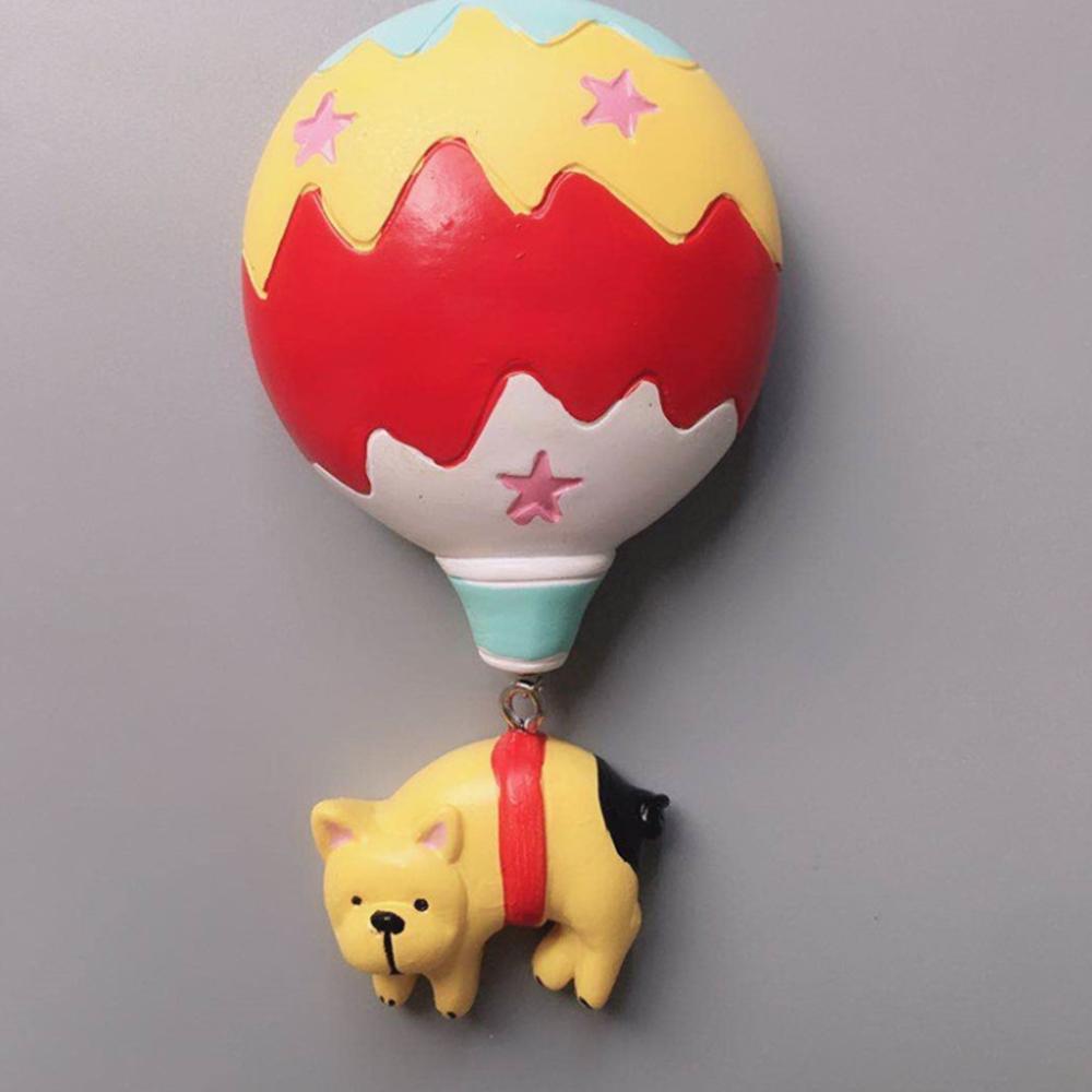 Hot Air Balloon Refrigerator Stickers Animal Shape Magnetic Three-Dimensional Design Message Note Sticky Kitchen Home Decoration