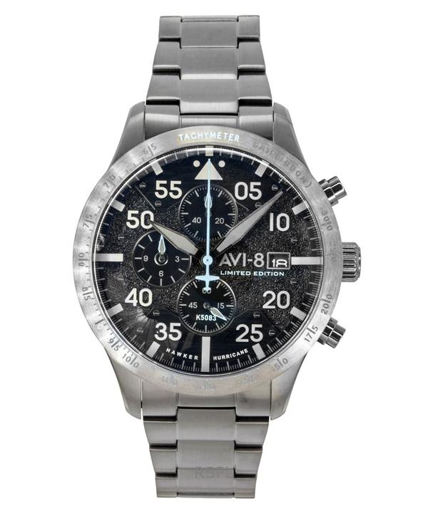 AVI-8 Hawker Hurricane Chronograph 90th Anniversary Limited Edition Hangar Grey Dial Quartz AV-4130-44 Men s Watch