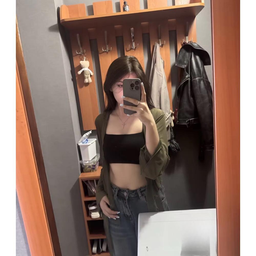 Long Flare Sleeve Blouses for Women Lace-up Mesh Sexy Sweet Hot Girls Korean Fashion Style All-match Solid Design Elegant Casual
