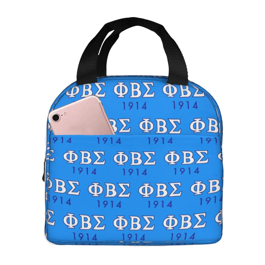 Beta Sigma Phi Fraternity Cute Pencil Case Girls Boys Large Capacity Checkered Plaid 1914 Pencil Bag School Accessories