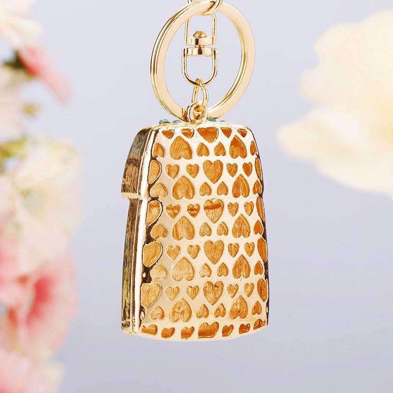 Cute Bag Shaped Keychain Zipper Design Women Girls Mini Backpack Keys Card Keychain Handbag Purse Pendant Key Ring Jewelry