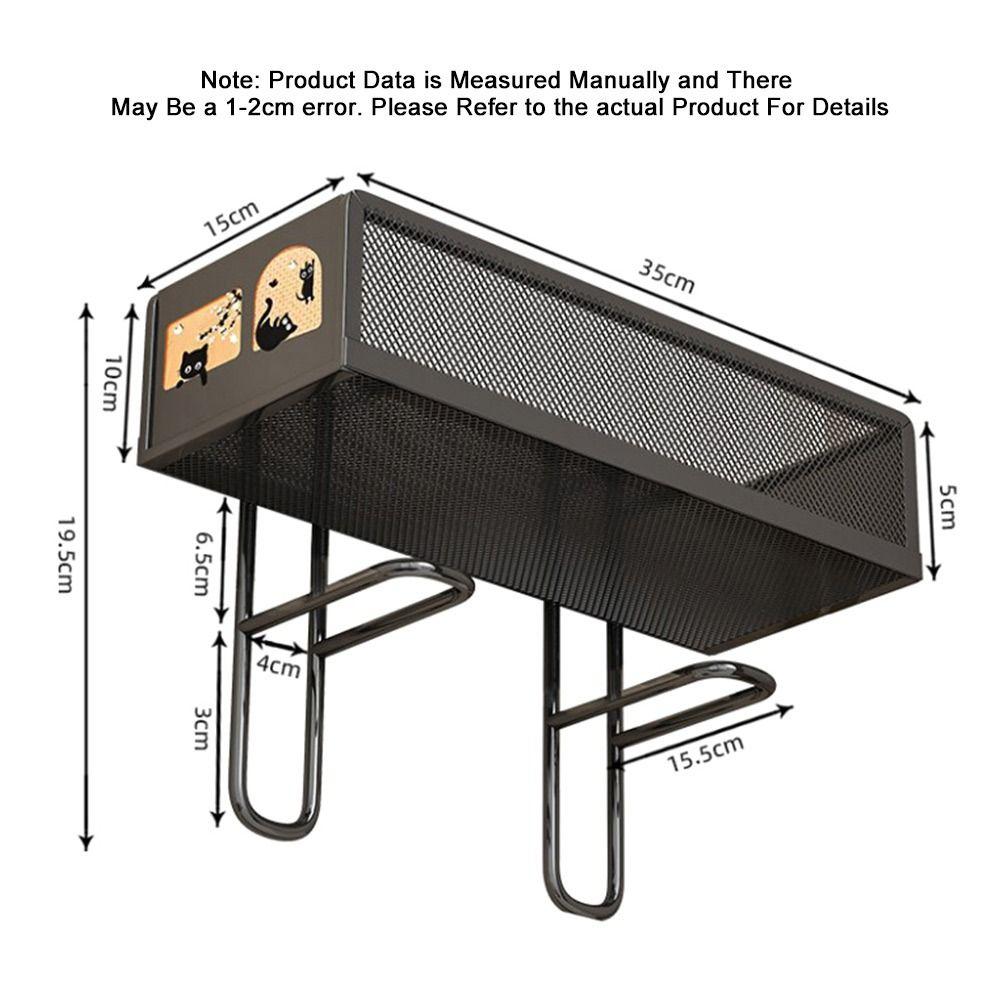 Space Save 1 Tier Toilet Storage Rack No Drilling Paper Holder Bathroom Organizer Iron Over The Toilet Shelf Over The Toilet