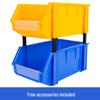 Durable Slanted Plastic Storage and Tool Organizer Box