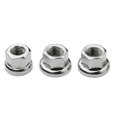 Tuerca de Cubo para Bicicleta de Piñón Fijo Cubo Delantero Trasero Fijación Métrica 9/10 3/8 Pulgada Con Textura Antideslizante para Eje de Tambor Montaje Firme