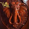 Dragon & Phoenix Auspicious Drum Stool: Handcrafted Chinese Ornament for Living Room, Office Gift, or Home Housewarming