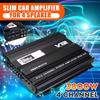 Aluminum Alloy Car Amplifier Multichannel Powerful Car Audio Amplifier Vehicle Power Stereo Amp 3800W Car Sound Amplifiers