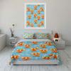 Cartoon Corgi Dog Bedding Set Bedding Duvet Cover Set Duvet Cover Pillowcases  (1 * Duvet Cover 2 * Pillowcases, without duvet insert)