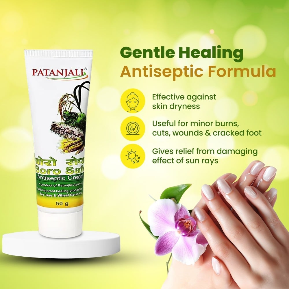 Set 2x Boro Safe Antiseptic Cream 100g Patanjali