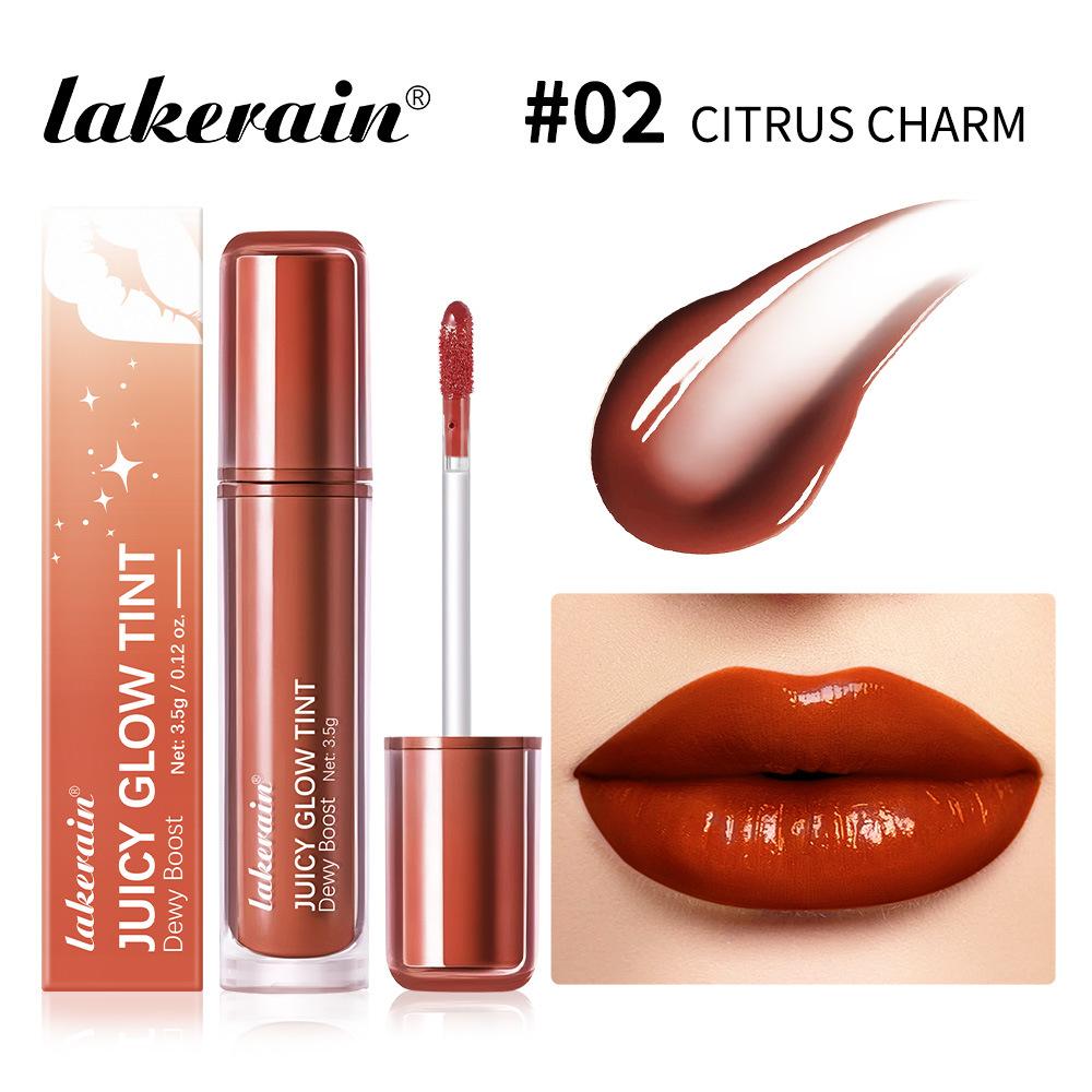 

Водно-легкий блеск для губ Зеркальный глиттер Тинт для губ Стойкий Сияющий Увлажняющий Розовый Плампер для губ Желейная помада Макияж Косметика