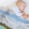 beach themed for home Throw Blanket Easy Care Comfortable Blanket for Couch
