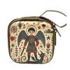 Rosary Prayer Bag Zipper Rosary Pouches Religious Jewelry Storage Box for Prayer Bead Earrings Portable Headphone Bag
