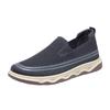 2025 New Men's Fly-woven Casual Shoes Men's One-pedal Comfortable Mesh Lazy Shoes Soft-soled Breathable Board Shoes Men