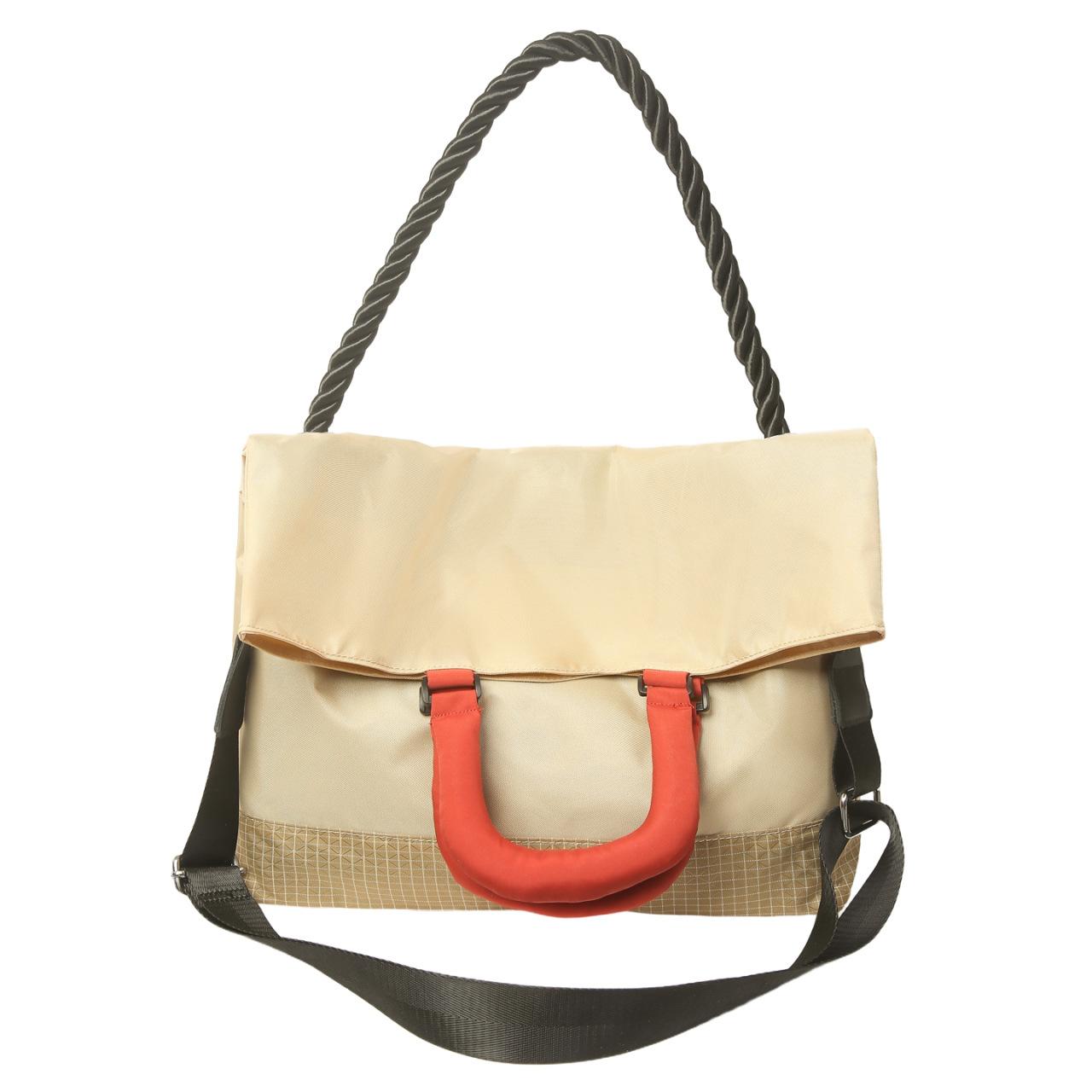 

Men s and women s tide brand leisure sports crossbody fitness bag large capacity climbing rope commuter shoulder tote bag хаки