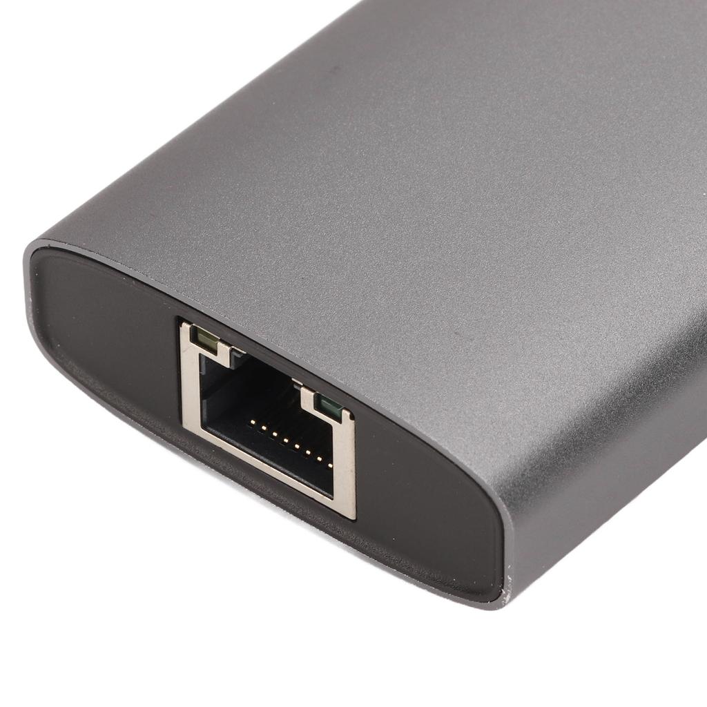 6 in 1 Docking Station Type C to PD 3USB3.0 High Definition Multimedia Interface RJ45 Expansion Dock