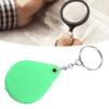 Magnifier Keychain 10X Magnification Foldable Portable   Magnifying Glass with Key   for Outdoor Reading
