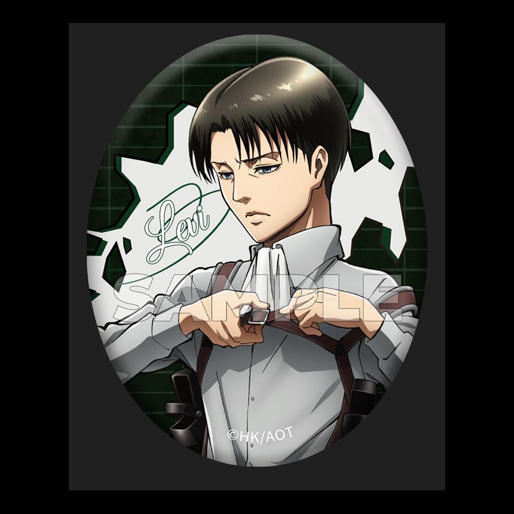 

Attack on Titan Eren Jager Rival Ackerman China Official Authorization Oval Vintage Badge 60.9x47.9mm