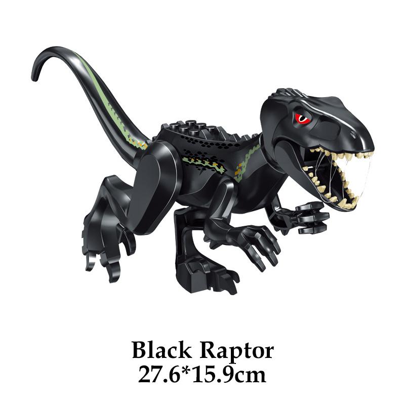 Jurassic Dinosaur World Brutal Raptor T-Rex Triceratops Indominus Rex Model Building Blocks Dino Velociraptor Figure Bricks Toys
