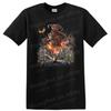 Demon Graphic T Shirt Fantasy Art Retro Glitch W/ Colorful Tee